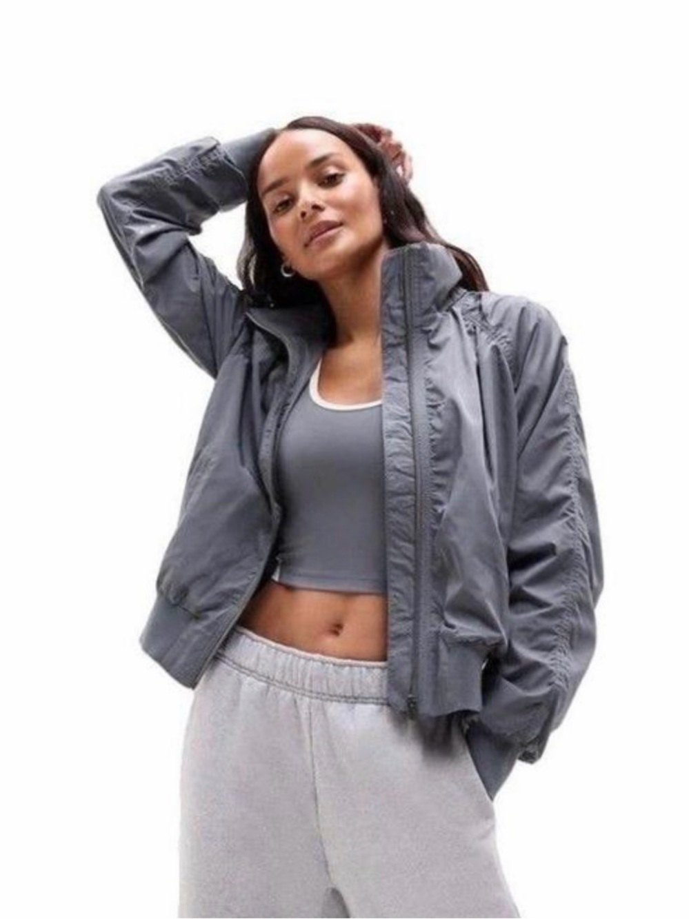 Athleta Jetset Bomber Jacket Size M